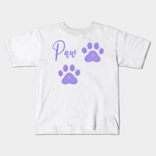 Mandala Paw Prints Kids T-Shirt